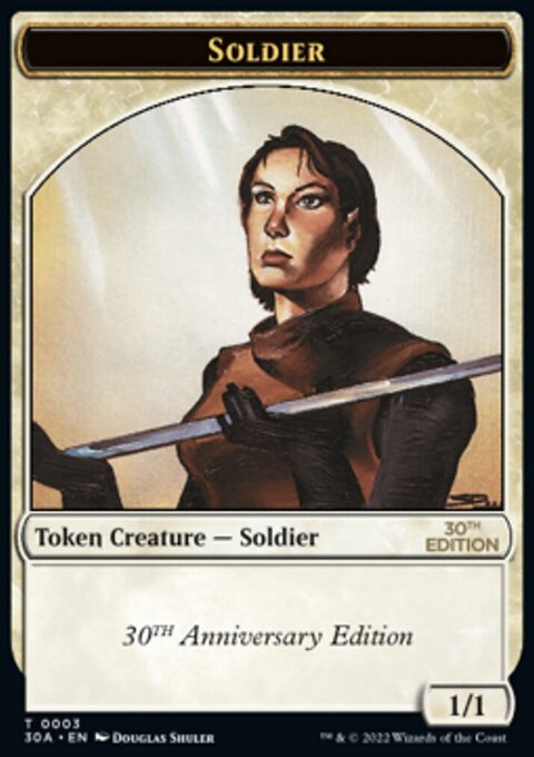 Soldier Token [30th Anniversary Tokens]