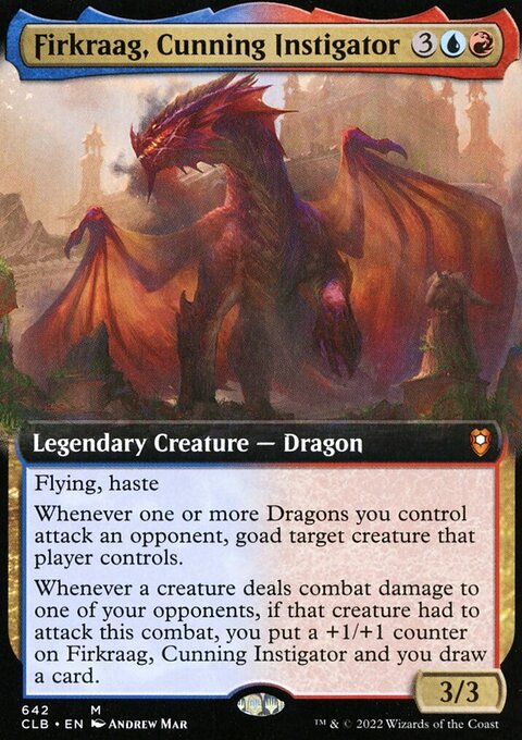 Firkraag, Cunning Instigator (Extended Art) [Commander Legends: Battle for Baldur's Gate]