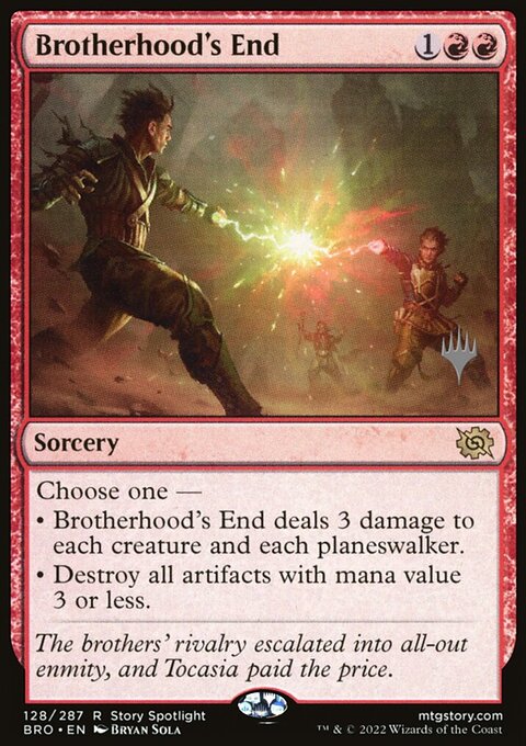 Brotherhood's End [The Brothers' War Prerelease Promos]