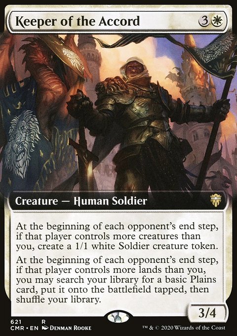 Keeper of the Accord (Extended Art) [Commander Legends]