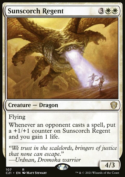 Sunscorch Regent [Commander 2021]