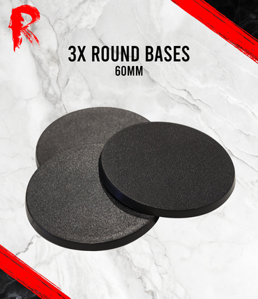 Ronin Games - 3 x 60mm Round Bases