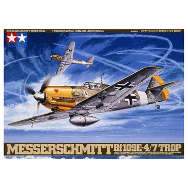 TAMIYA 1/48 MESSERSCHMITT BF109E-4/7 TROP