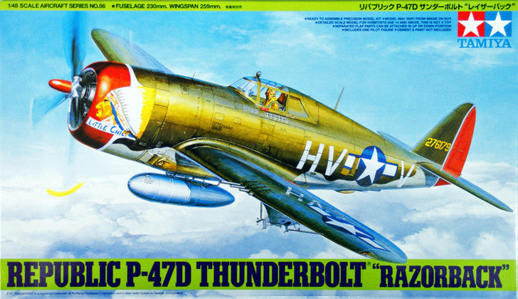 Tamiya 61086 1/48 P-47D Thunderbolt Razorback