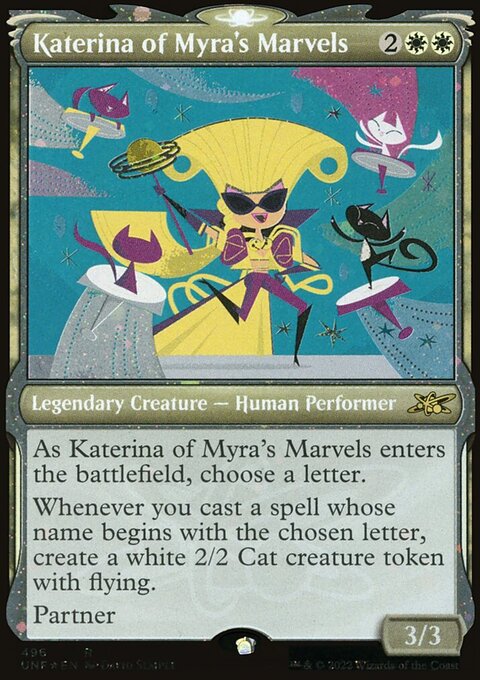 Katerina of Myra's Marvels (Showcase) (Galaxy Foil) [Unfinity]