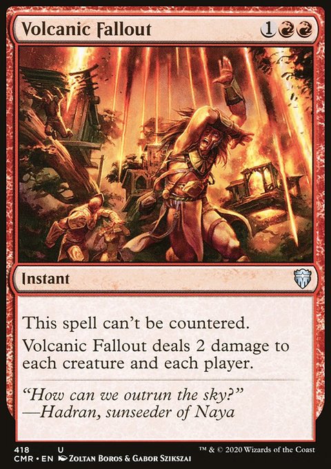 Volcanic Fallout [Commander Legends]