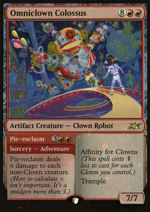 Omniclown Colossus // Pie-roclasm (Galaxy Foil) [Unfinity]