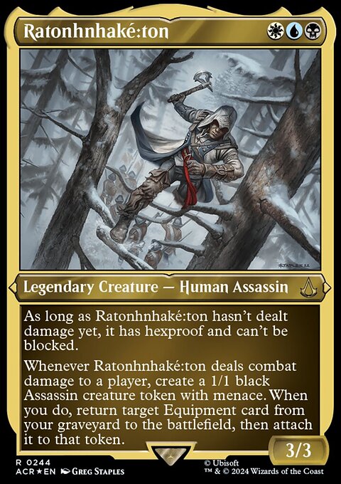 Ratonhnhake:ton (Foil Etched) [Assassin's Creed]