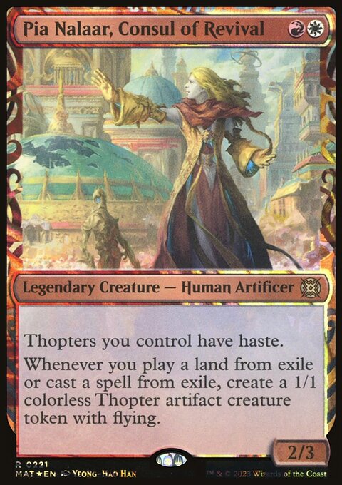 Pia Nalaar, Consul of Revival (Showcase Halo Foil) [March of the Machine: The Aftermath]