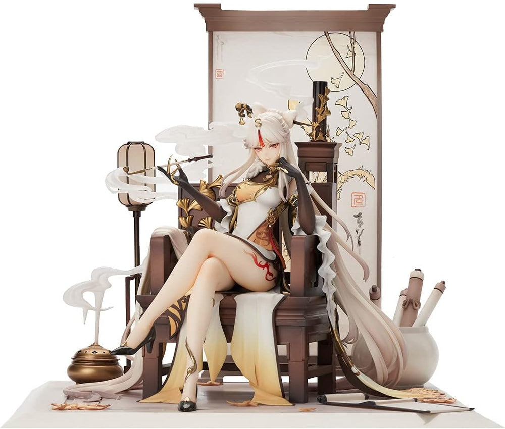 Genshin Impact Gold Leaf and Pearly Jade Ver. Eclipsing Star Ningguang 1/7 Scale Statue