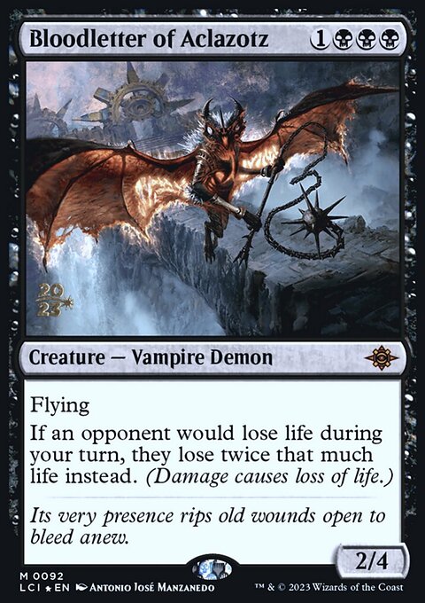Bloodletter of Aclazotz [The Lost Caverns of Ixalan Prerelease Cards]
