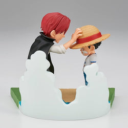 Monkey D. Luffy and Shanks - Log Stories - One Piece World Collectable Statue