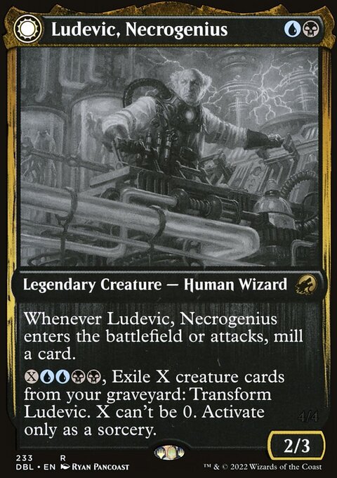 Ludevic, Necrogenius // Olag, Ludevic's Hubris [Innistrad: Double Feature]