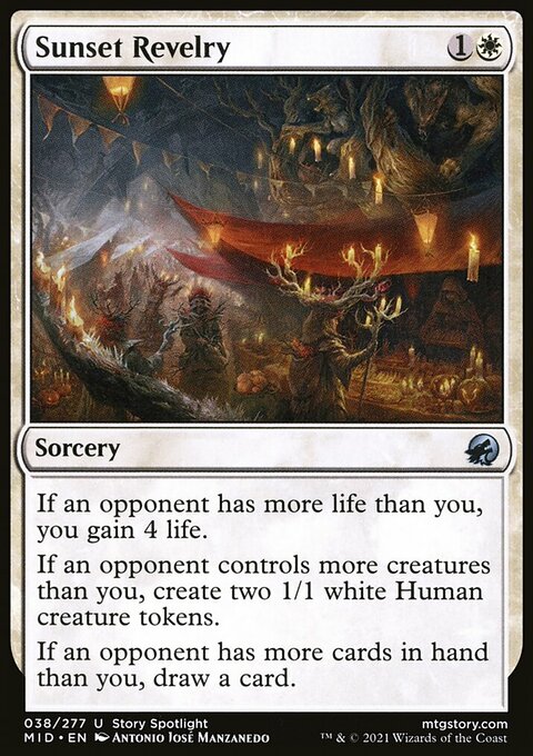Sunset Revelry [Innistrad: Midnight Hunt]