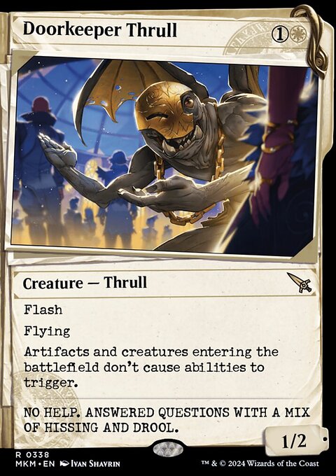 Doorkeeper Thrull (Showcase) [Murders at Karlov Manor]