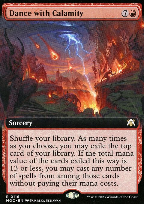 Dance with Calamity (Extended Art) [March of the Machine Commander]