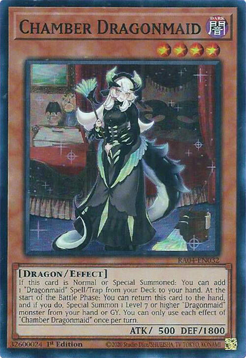 Chamber Dragonmaid [RA04-EN032] Super Rare