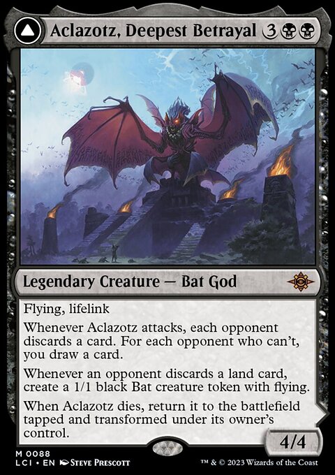 Aclazotz, Deepest Betrayal // Temple of the Dead [The Lost Caverns of Ixalan]