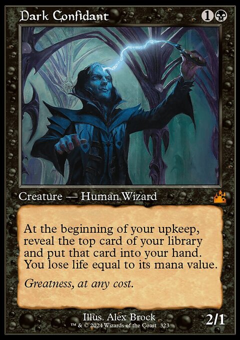 Dark Confidant (Retro Frame) [Ravnica Remastered]
