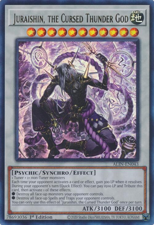 Juraishin, the Cursed Thunder God [ALIN-EN043] Ultra Rare