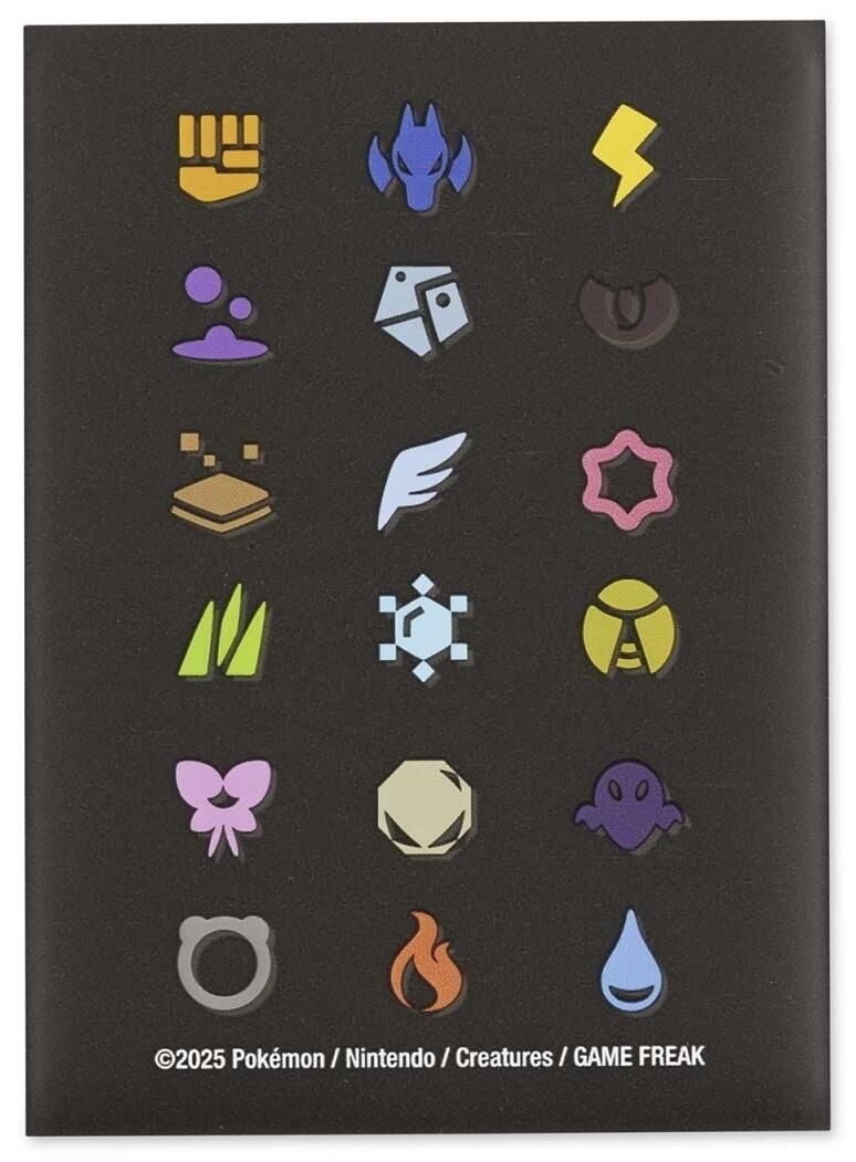 Card Sleeves -Elemental Types (65 Pack) (Pokemon Center Exclusive)