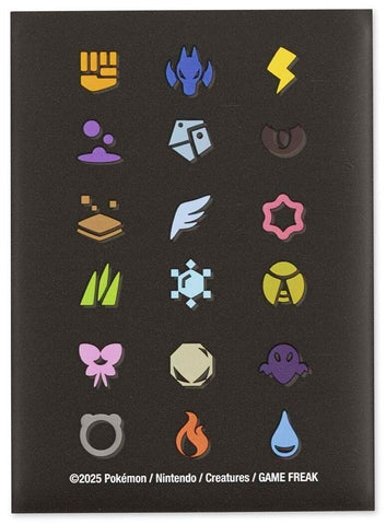 Card Sleeves -Elemental Types (65 Pack) (Pokemon Center Exclusive)