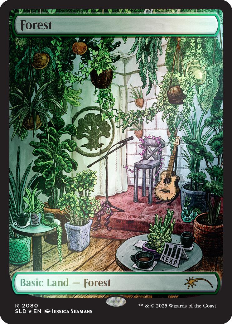 Forest (2080) (Rainbow Foil) [Secret Lair Drop Series]