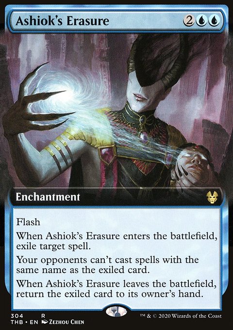 Ashiok's Erasure (Extended Art) [Theros Beyond Death]