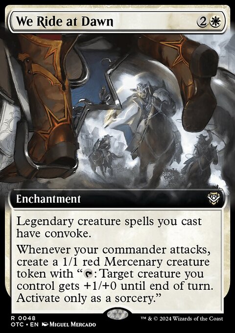 We Ride at Dawn (Extended Art) [Outlaws of Thunder Junction Commander]