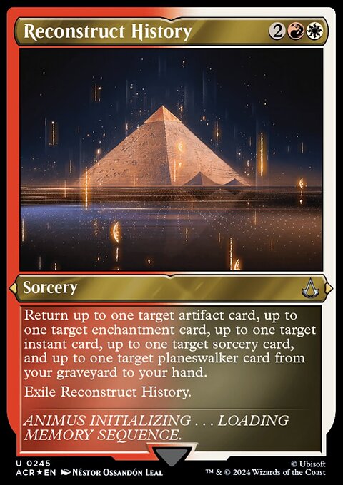 Reconstruct History (Foil Etched) [Assassin's Creed]