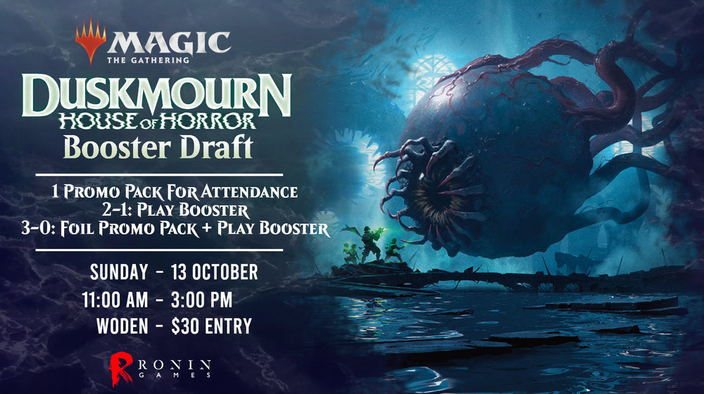 Duskmourn Booster Draft ticket - Sun, 13 Oct 2024