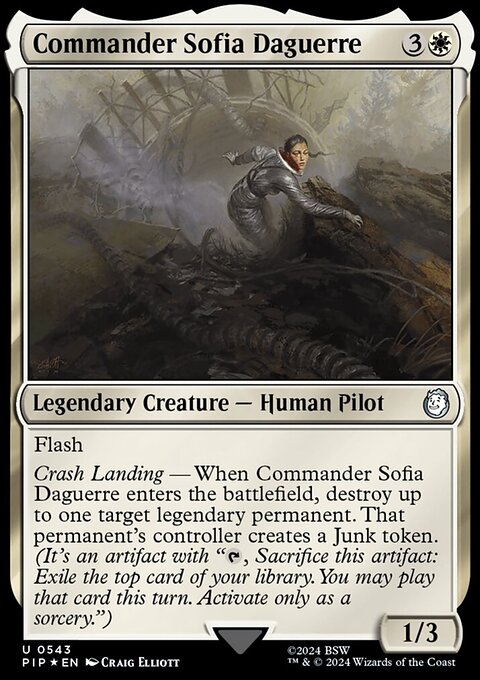 Commander Sofia Daguerre (Surge Foil) [Fallout]