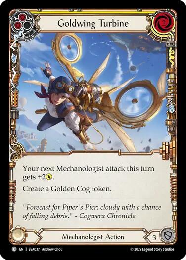 Goldwing Turbine (Yellow) [SEA037] (High Seas)