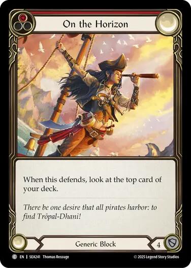 On the Horizon (Red) [SEA241] (High Seas)