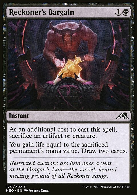 Reckoner's Bargain [Kamigawa: Neon Dynasty]