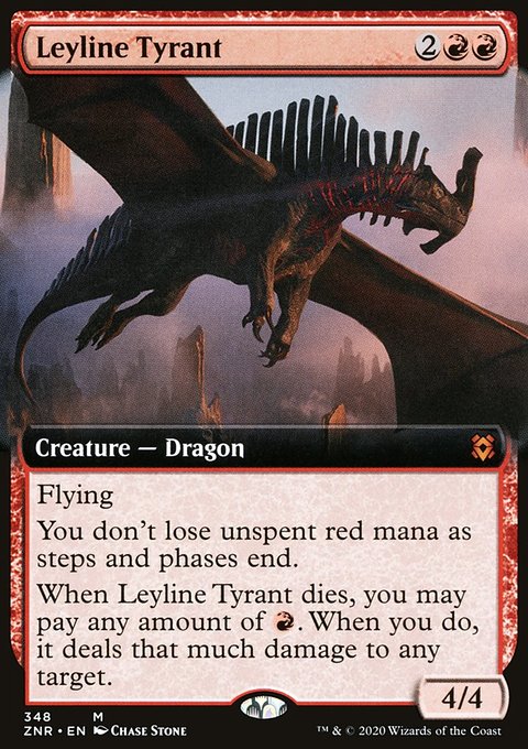 Leyline Tyrant (Extended Art) [Zendikar Rising]
