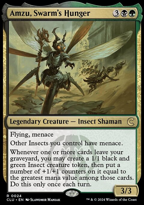 Amzu, Swarm's Hunger [Ravnica: Clue Edition]