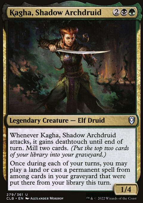 Kagha, Shadow Archdruid [Commander Legends: Battle for Baldur's Gate]