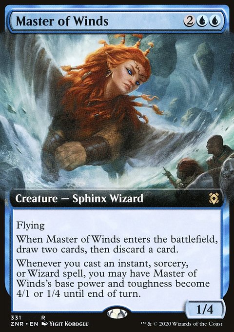Master of Winds (Extended Art) [Zendikar Rising]