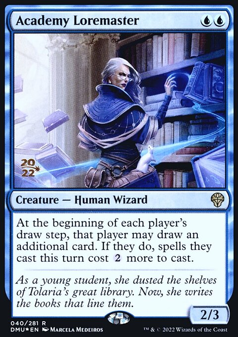 Academy Loremaster [Dominaria United Prerelease Promos]
