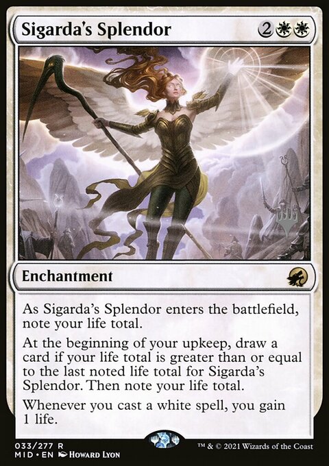 Sigarda's Splendor (Promo Pack) [Innistrad: Midnight Hunt Promos]