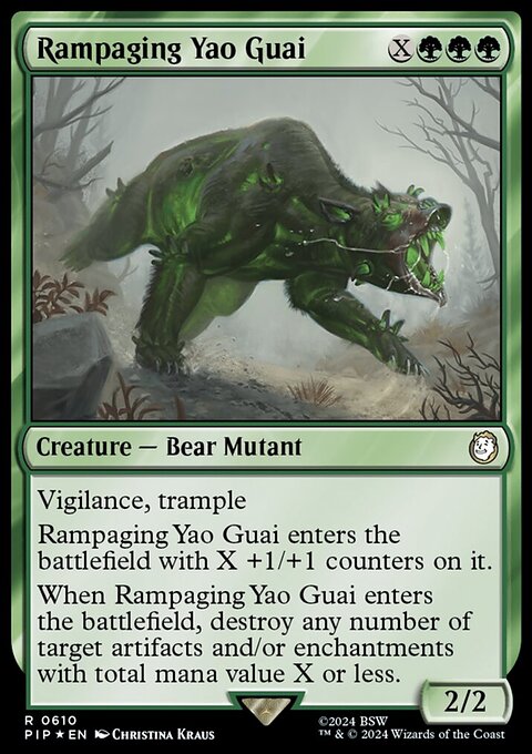 Rampaging Yao Guai (Surge Foil) [Fallout]