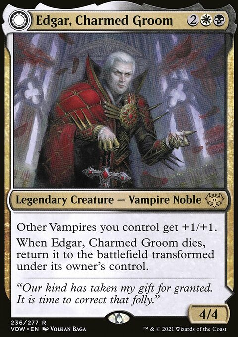Edgar, Charmed Groom // Edgar Markov's Coffin [Innistrad: Crimson Vow]