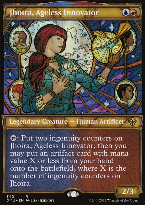 Jhoira, Ageless Innovator (Showcase Textured) [Dominaria United]