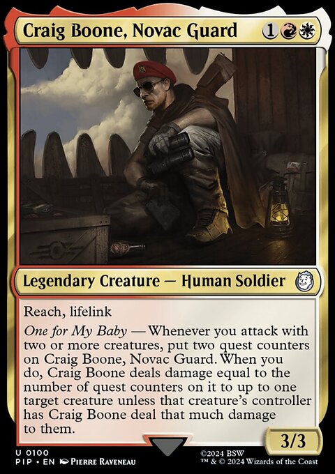 Craig Boone, Novac Guard [Fallout]
