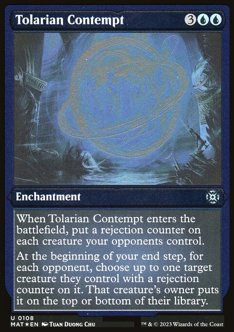 Tolarian Contempt (Foil Etched) [March of the Machine: The Aftermath]