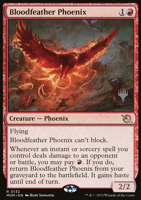 Bloodfeather Phoenix (Promo Pack) [March of the Machine Promos]