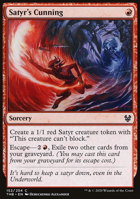 Satyr's Cunning [Theros Beyond Death]