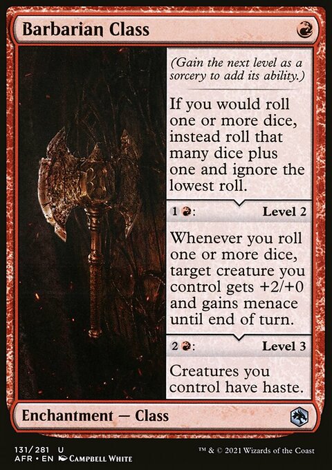 Barbarian Class [Dungeons & Dragons: Adventures in the Forgotten Realms]