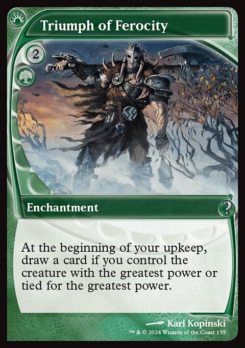 Triumph of Ferocity (Future Sight) [Mystery Booster 2]